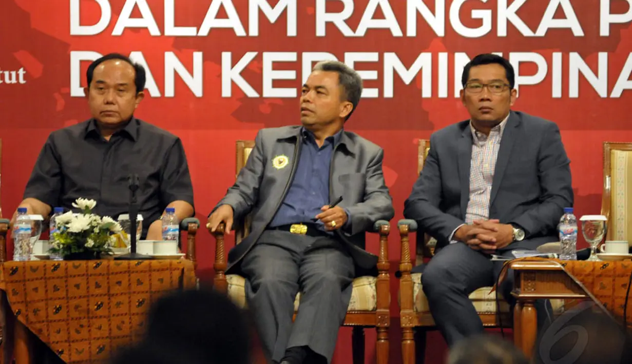 Apkasi dan Apeksi menilai Pilkada lewat DPRD merupakan langkah awal kemunduran demokrasi indonesia, Jakarta, (11/9/14). (Liputan6.com/Panji Diksana)