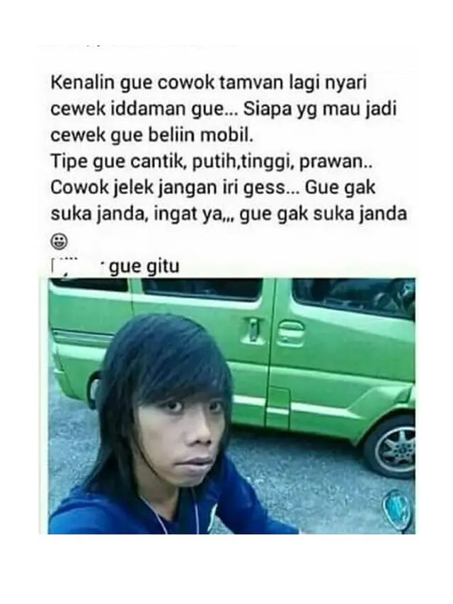 Super Kocak, 9 Status Jomblo Cari Pacar Malah Bikin Wanita Kabur