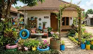 7 Cara Memanfaatkan Barang Bekas untuk Mempercantik Halaman Rumah, Estetik dan Nyaman