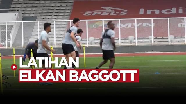 Berita video latihan pemain baru Timnas Indonesia, Elkan Baggott