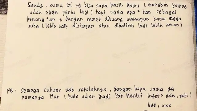 6 Surat Cinta Artis Untuk Pasangannya Ini Romantis, Masih Disimpan Rapi