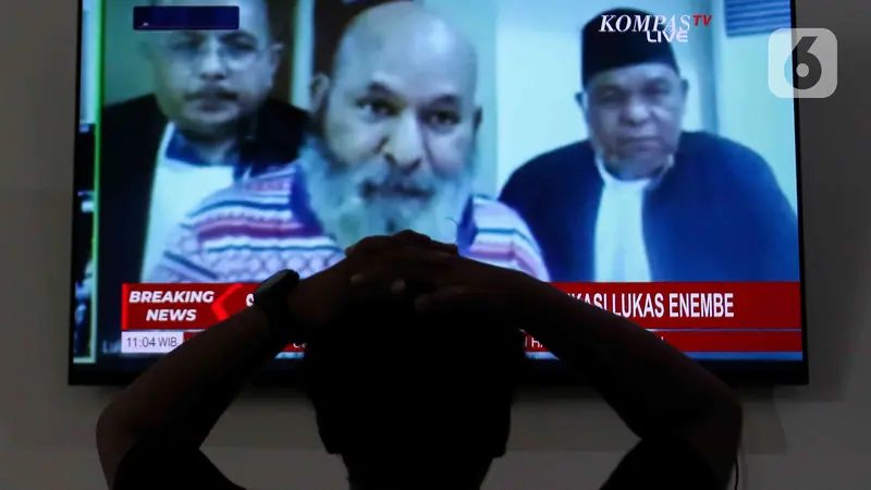 Lukas Enembe Hadir Secara Virtual di Sidang Perdana Kasus Pencucian Uang