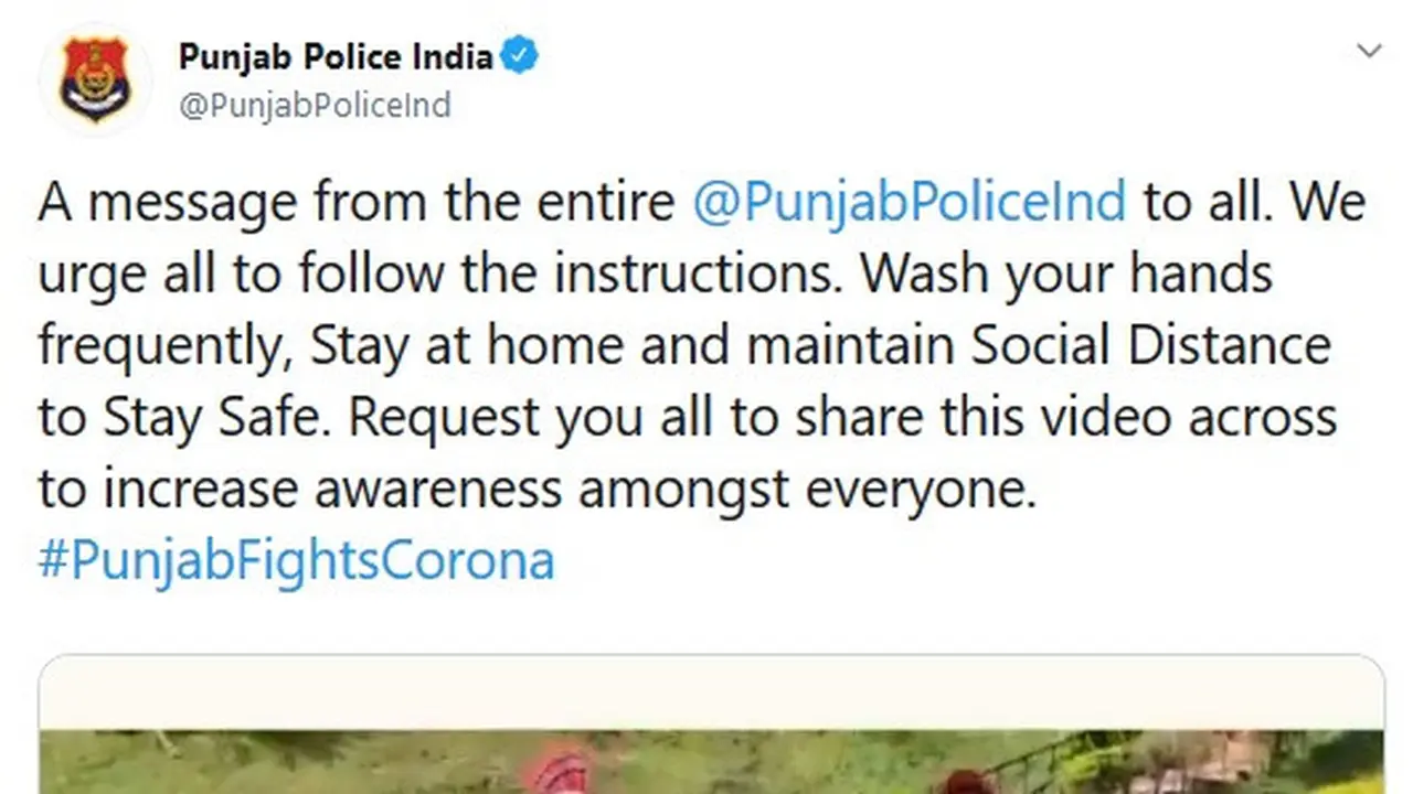 kepolisian india imbau masyarakat waspada corona dengan berjoget