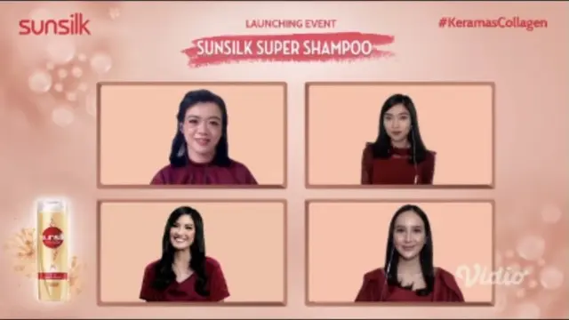 Peluncuran virtual Sunsilk Super Shampoo dengan kandungan kolagen dan ginseng