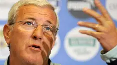 Italy's coach Marcello Lippi gives a press conference during Italy's national football team training session at the National Technical Center in Coverciano near Florence on March 24, 2009. AFP PHOTO/ALBERTO PIZZOLI 