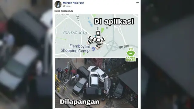 Seringkali, peta yang menunjukkan lokasi pengemudi mengalami kesalahan yang mengejutkan pengguna.