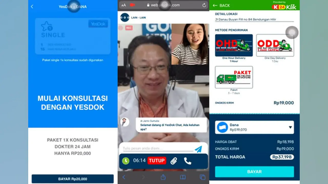 Kolaborasi DANA dan YesDok Hadirkan Kemudahan Memperoleh Layanan Kesehatan
