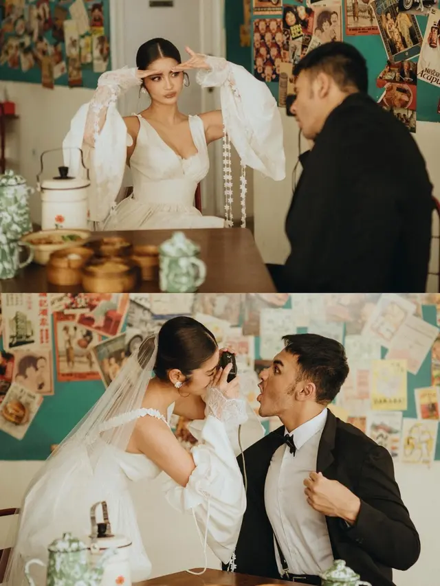Tampil Serasi, Ini 8 Momen Prewedding Bintang FTV Debi Sagita dan Marco Ivanos