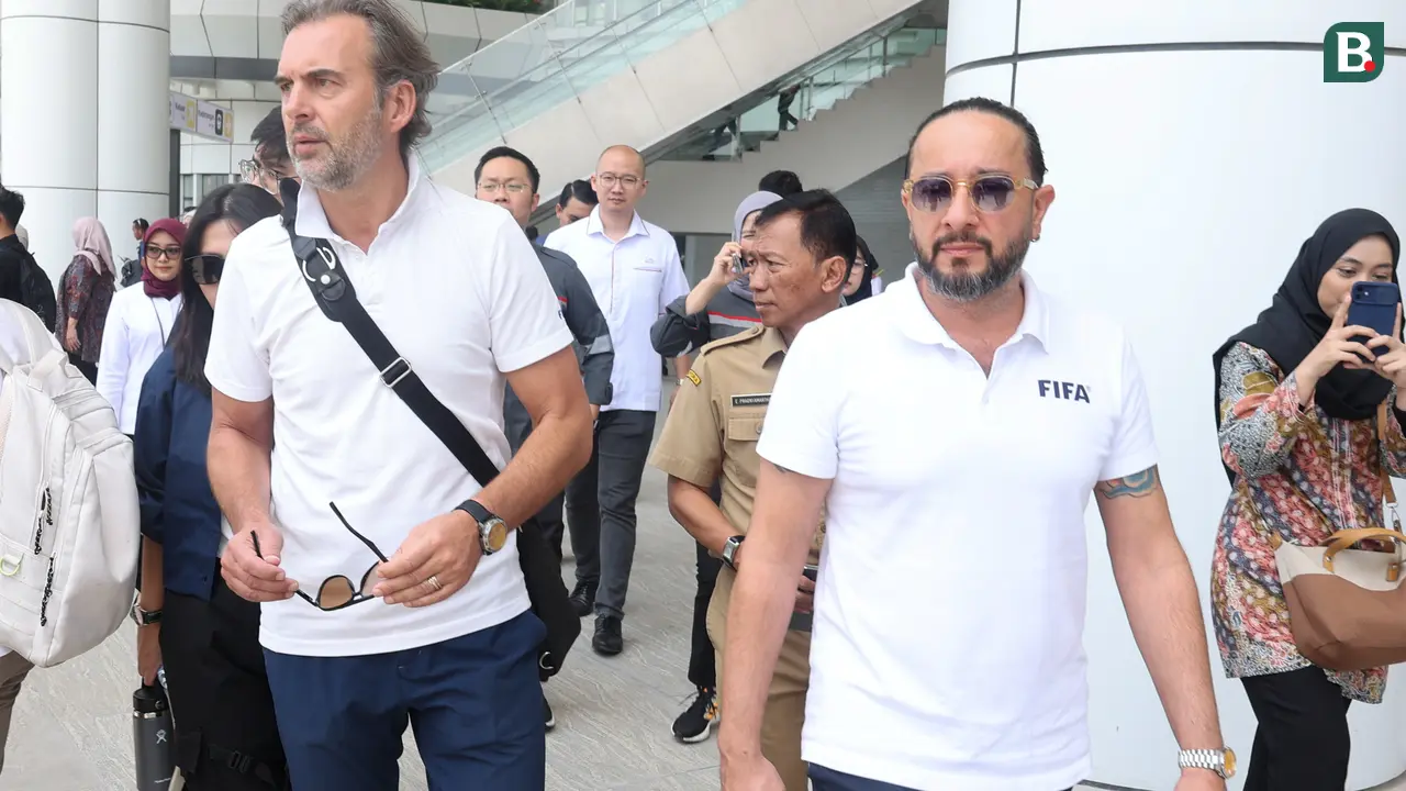 FOTO Delegasi FIFA menjajal kereta cepat Jakarta-Bandung yaitu Whoosh