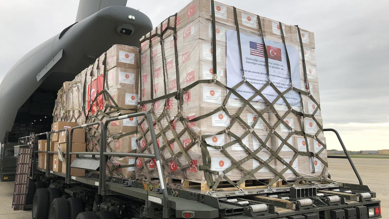 Turki kirim bantuan ke Amerika Serikat untuk lawan Virus Corona (COVID-19).