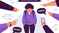 Ilustrasi stop bullying. (Image by Freepik)