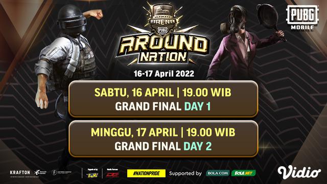 Jadwal dan Live Streaming Ultimate Arena: PUBG Mobile Around Nation Championship 2022 di Vidio