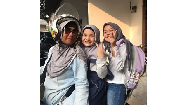 6 Potret Richelle Skornicki saat Berhijab, Adik Sandrinna Michelle