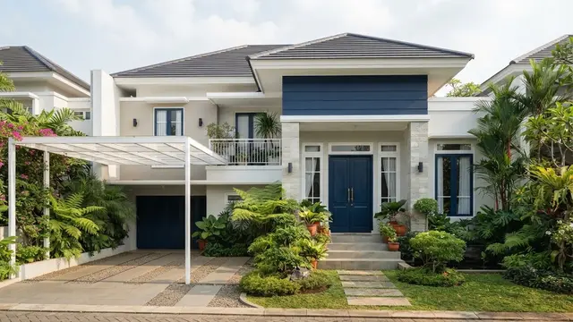 Warna Cat Rumah Bagian Luar yang Elegan