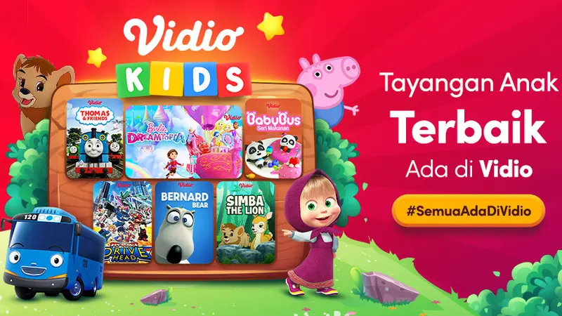 Ini Dia Deretan Kartun Anak Terbaik Untuk Hiburan si Kecil yang Bisa Disaksikan di Vidio