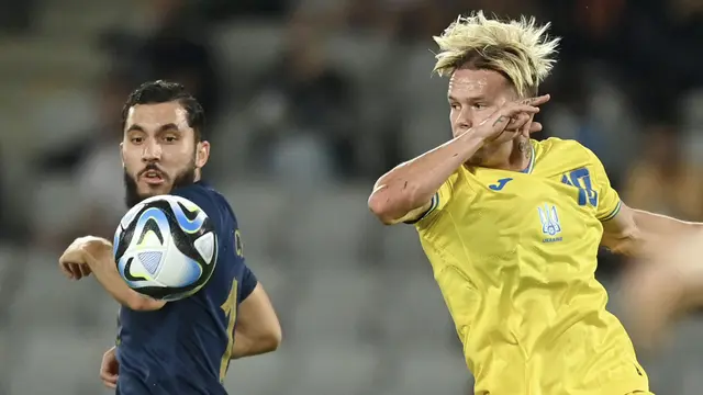 Foto: Buat Kejutan, Ukraina Singkirkan Prancis di Euro U-21 2023