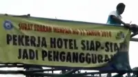 Puluhan Pekerja Hotel Protes Larangan PNS Rapat di Luar Kantor
