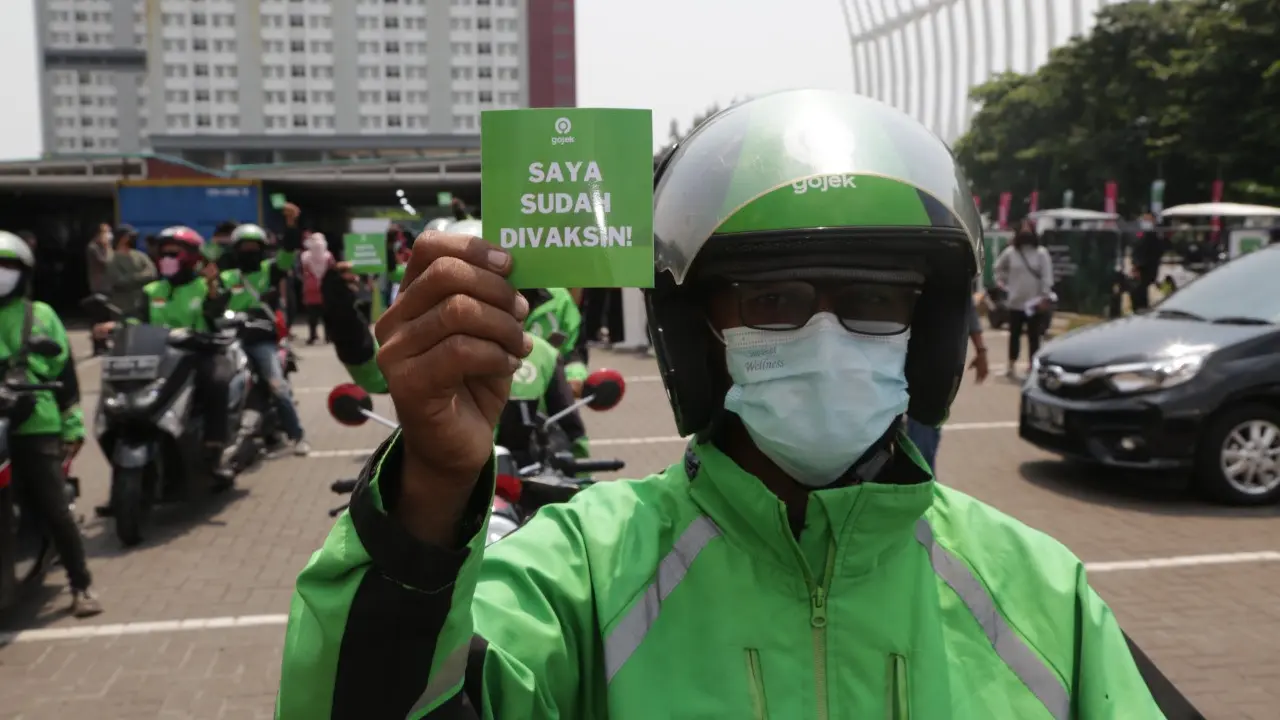 Bantuan Gojek untuk Mitra Driver yang Telah Melakukan Vaksinasi