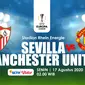 Sevilla vs Manchester United (Liputan6.com/Abdillah)