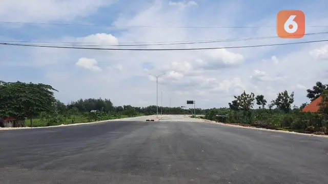 Kondisi jalur lingkar selatan Tuban. (Liputan6.com/Ahmad Adirin)