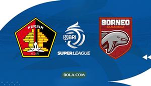 Cover prediksi Persik Kediri versus Borneo FC di BRI Super League. (Bola.com/Gemini)