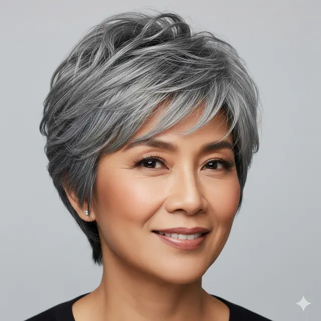 Model Rambut Wanita 50 Tahun Tanpa Ribet Mudah Dirawat.