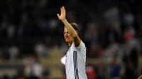 Gelandang Manchester United Bastian Schweinsteiger membela tim nasional Jerman untuk terakhir kalinya pada 31 Agustus 2016. (AFP/Patrik Stollarz)