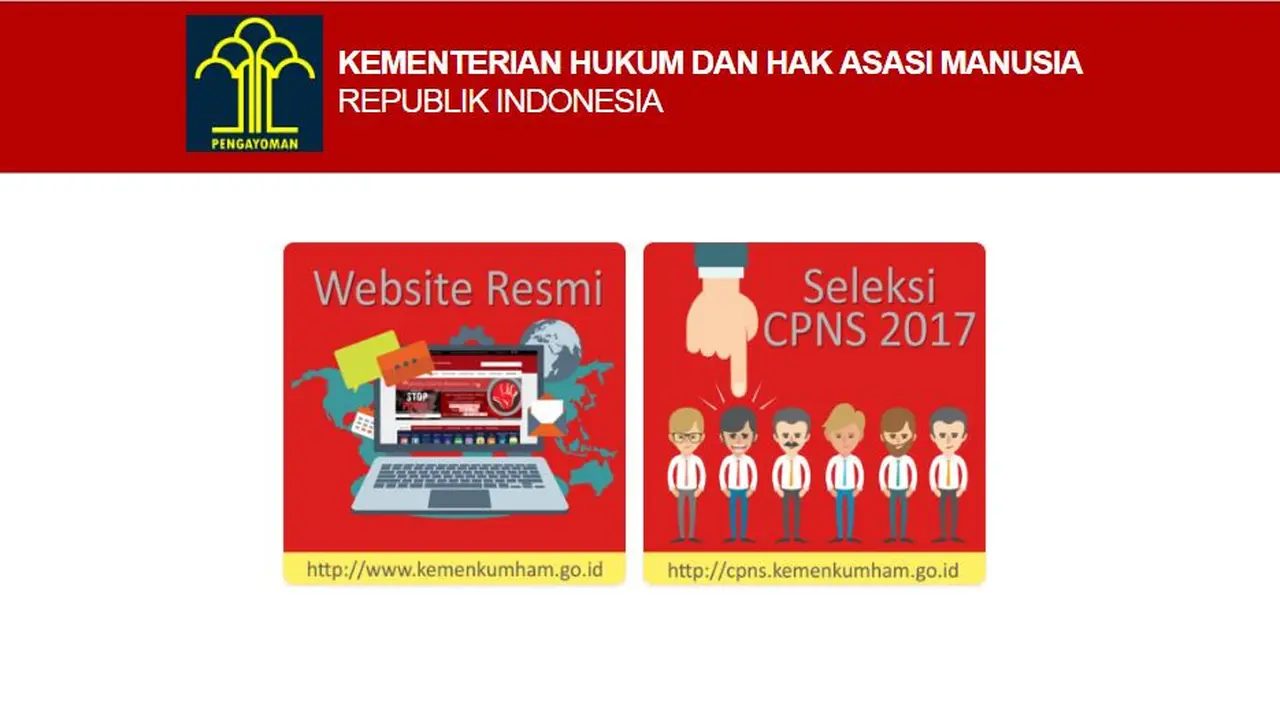 [Bintang] SSCN BKN: Ini Persyaratan Pelamaran CPNS Kemenkumham 2017