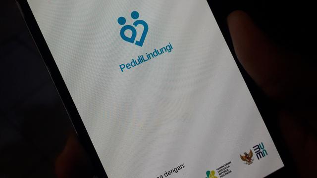 Ilustrasi aplikasi PeduliLindungi