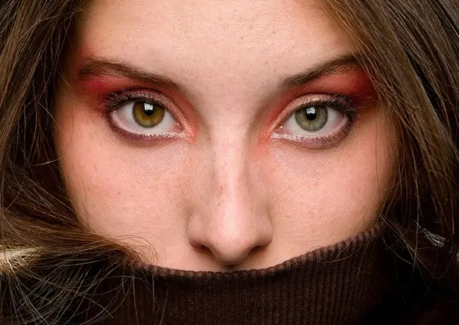 Kondisi kelainan genetik Heterochromia Iridum. Source: Pinterest