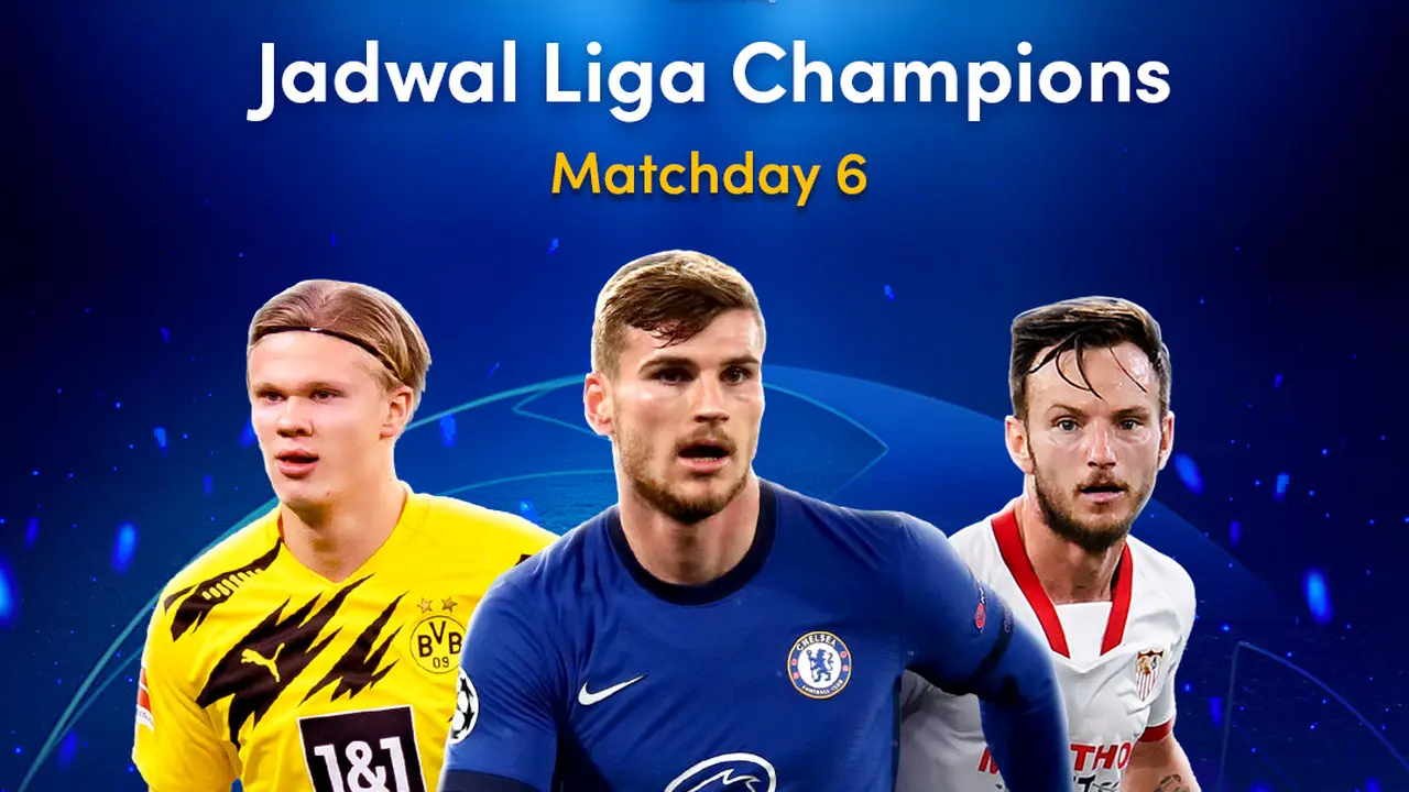 Jadwal Liga Champions Matchday 6 di Vidio