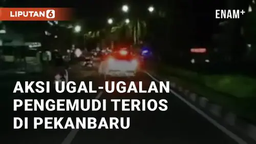 VIDEO: Aksi Ugal-ugalan Pengemudi Terios di Pekanbaru, Warganet Bisa Langsung Parkir