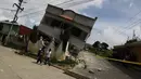 Sebuah gempa berkekuatan 6,9 Skala Richter mengguncang perbatasan Guatemala dan Meksiko, Senin (7/7/14). (REUTERS/Jorge Dan Lopez)