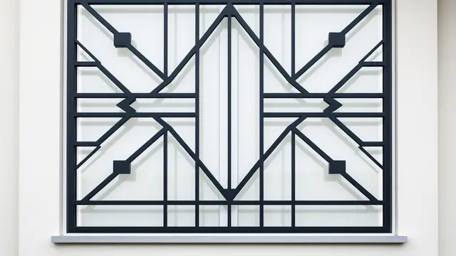 Teralis Jendela Minimalis Pola Geometris