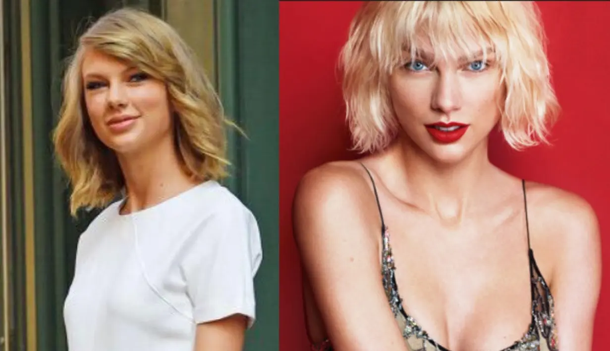 Kabar tersebut berhembus karena payudara TayTay terlihat lebih besar saat ia syuting sebuah music video miliknya. (latestplasticsurgery)