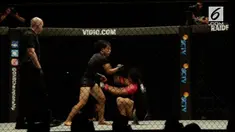 Petarung China, Xiang Jing Nan, merebut gelar juara dunia kelas jerami One Championship.