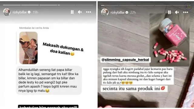 Aktif Kembali di Instagram, Ini 6 Postingan Rizky Billar Pasca Ramai Kasus KDRT