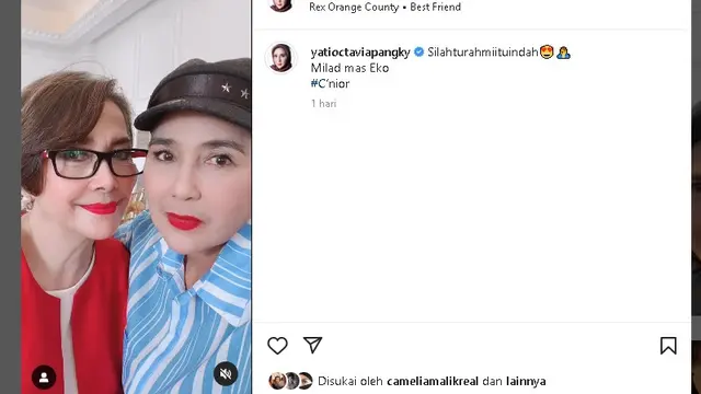 Pesta ultah Eko Patrio dihadiri politikus dan artis senior (Foto: Instagram yatioctaviapangky)