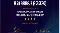 Jasa Raharja Raih Dua Penghargaan di Ajang Top Digital Award 2019