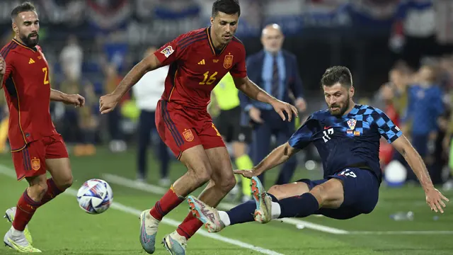 Timnas Kroasia Vs Timnas Spanyol