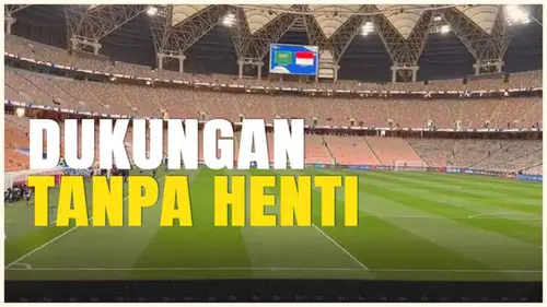 VIDEO: Ragam Dukungan yang Diberikan Suporter Timnas Indonesia Saat Hadapi Arab Saudi