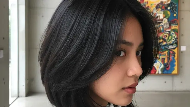 Rambut Pendek Wanita Layer Sebahu