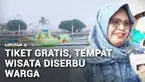 Libur sekolah, tempat wisata di Jakarta ramai semua. Di kawasan Ancol, Jakarta Utara, ribuan pengunjung membawa buah hati mereka basah-basahan di Pantai Ancol. Dan alam rangka Hari Jadi Ke-499 Jakarta, tiket masuk Ancol pun gratis.