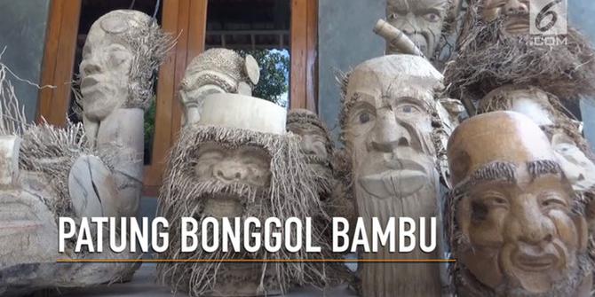 VIDEO: Menyulap Bonggol Bambu Menjadi Patung Unik