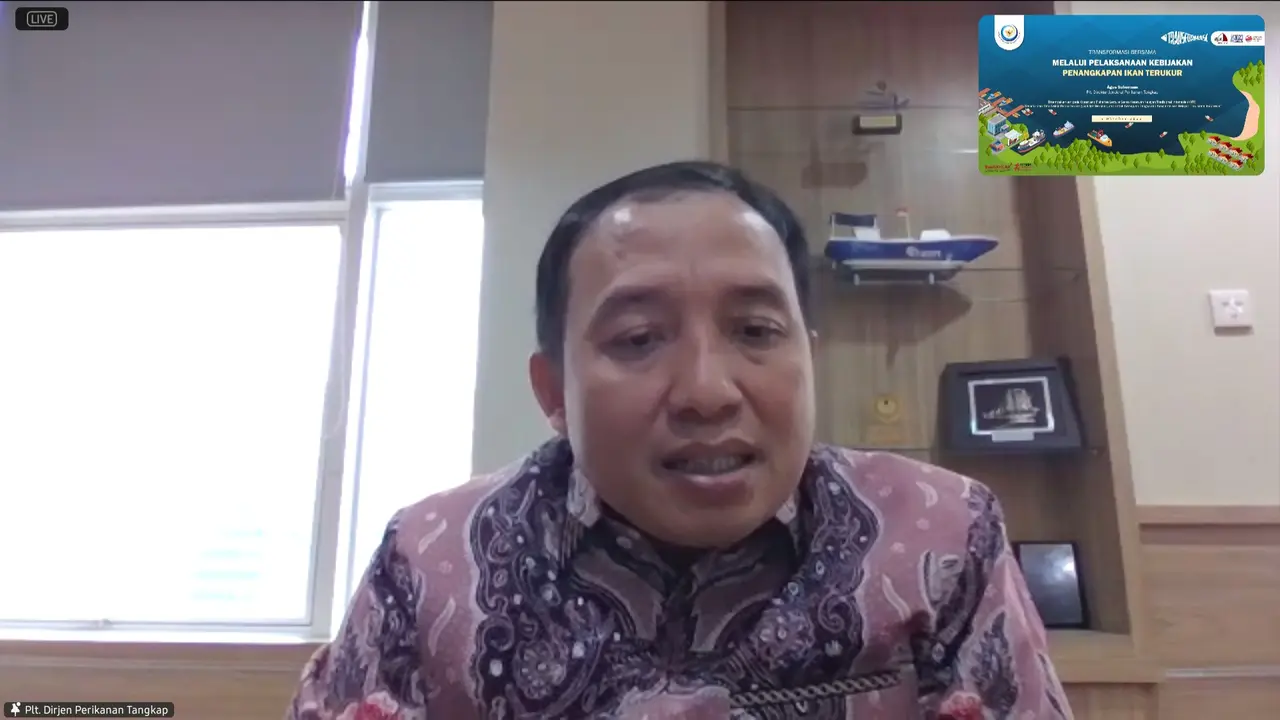 Plt Dirjen Jenderal Perikanan Tangkap Agus Suherman