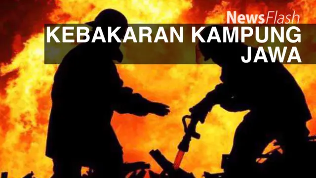 Kebakaran di Jalan Tanah Sereal, Kampung Jawa, Kebun Sayur 3 RT 011 RW 010, Kelurahan Tanah Sereal, Kecamatan Tambora, Jakarta Barat, menghanguskan 18 rumah warga.
