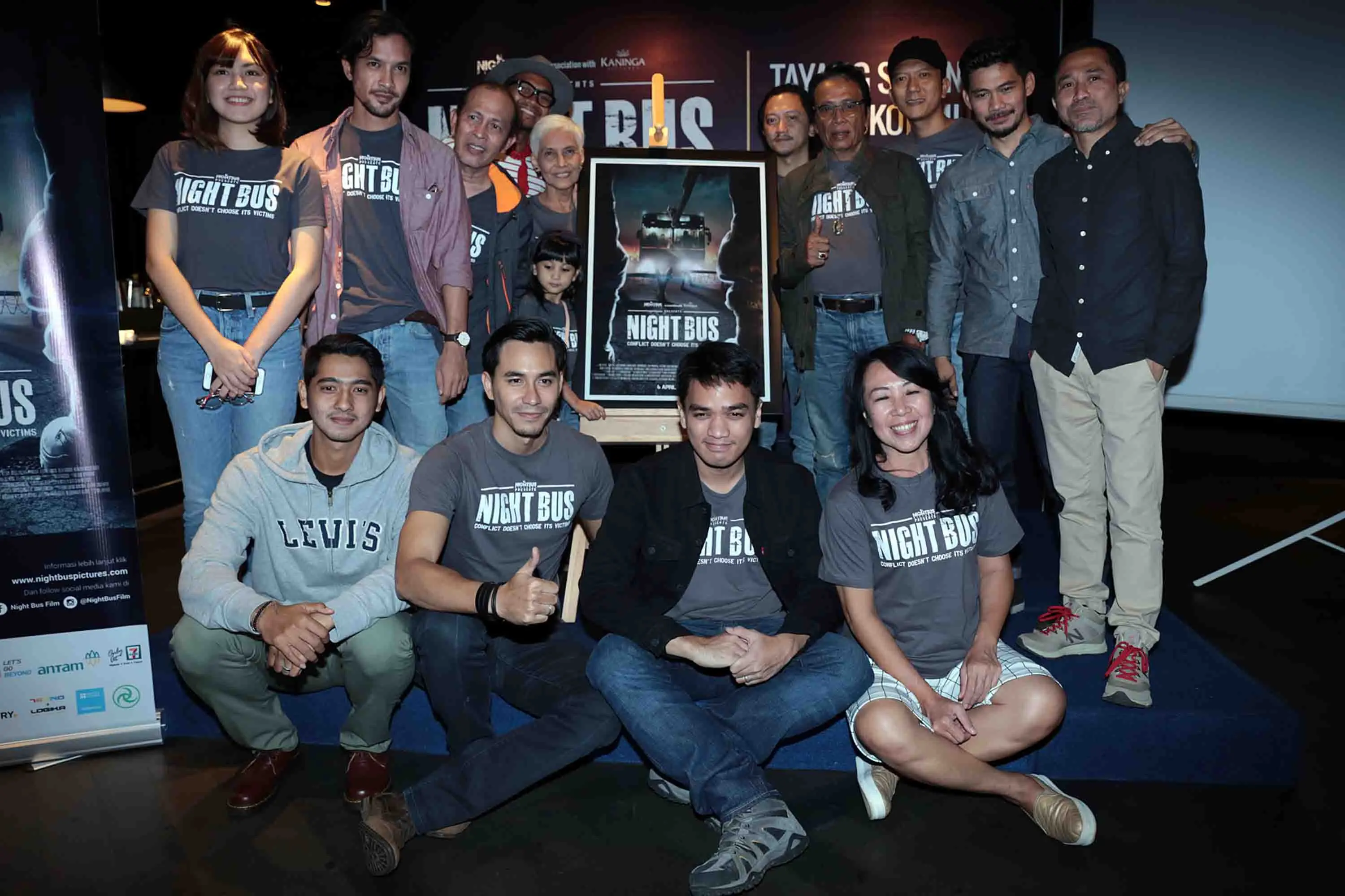 Cast dan tim produksi Night Bus (Deki Prayoga/Bintan.com)