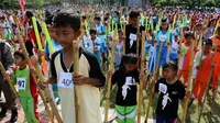 Pesta Tradisional Anak-Anak Banyuwangi Sambut Pagi Akhir Pekan