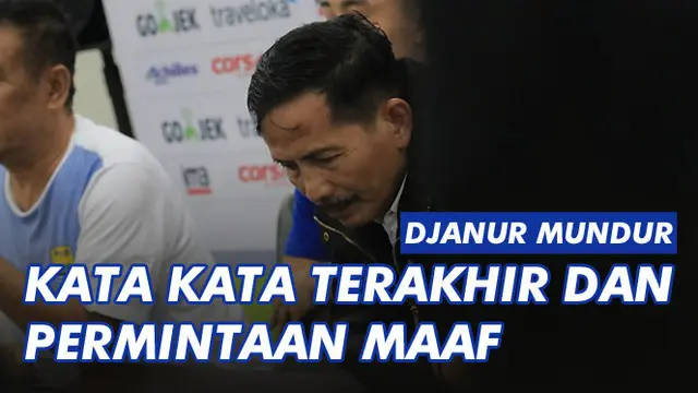 Berita video kalimat perpisahan Djadajang Nurdjaman saat konferensi pers seusai dikalahkan Mitra Kukar.