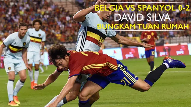 Video highlights laga persahabatan antara Belgia vs Spanyol yang berakhir dengan skor 0-2. David Silva tampil memikat dan memborong 2 gol di laga tersebut.